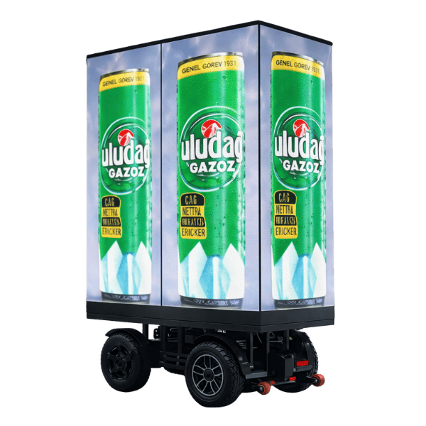 Digitales, mobiles LED-Werbefahrzeug für hohe Sichtbarkeit in Einkaufszentren und auf Veranstaltungsgeländen